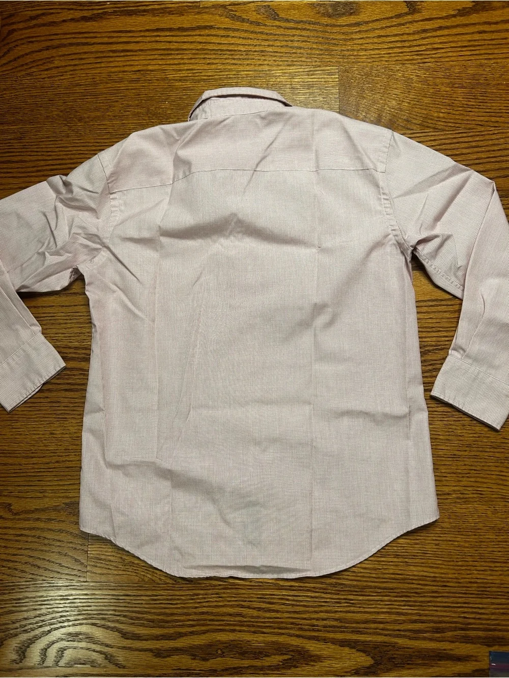 Tailorbyrd Pale White Red Button Up Boy’s Dress Shirt